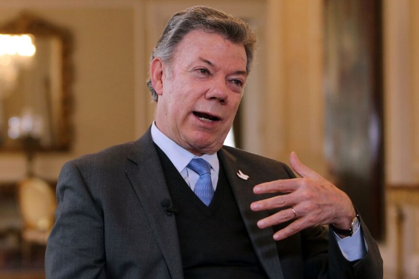 Santos pugna EE UU Colombia crimen organizado