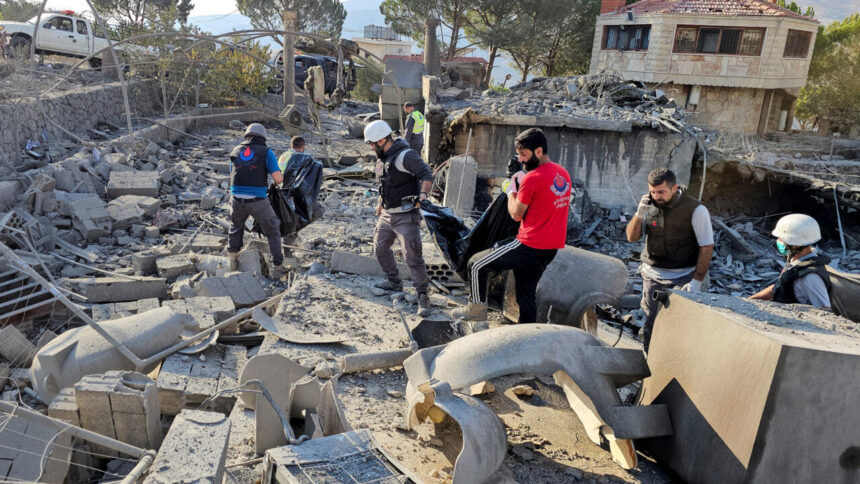 Israel bombardeos Líbano muertos heridos